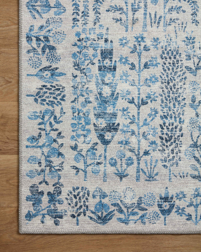 Rifle Paper Co. x Loloi Maison Rug | Blue Rifle Paper Co. x Loloi