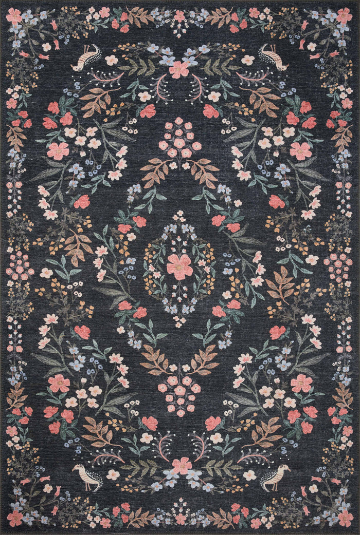 Rifle Paper Co. x Loloi Maison Rug | Tuileries Black Rifle Paper Co. x Loloi