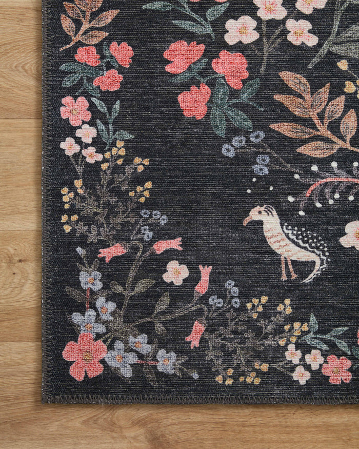 Rifle Paper Co. x Loloi Maison Rug | Tuileries Black Rifle Paper Co. x Loloi