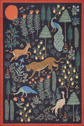 Rifle Paper Co. x Loloi Menagerie Rug | Black Rifle Paper Co. x Loloi