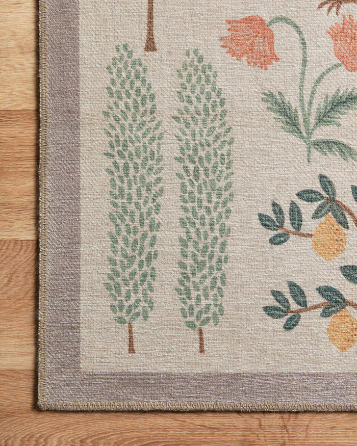 Rifle Paper Co. x Loloi Menagerie Rug | Cream Rifle Paper Co. x Loloi
