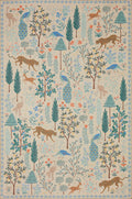 Rifle Paper Co. x Loloi Menagerie Rug | Cream Rifle Paper Co. x Loloi