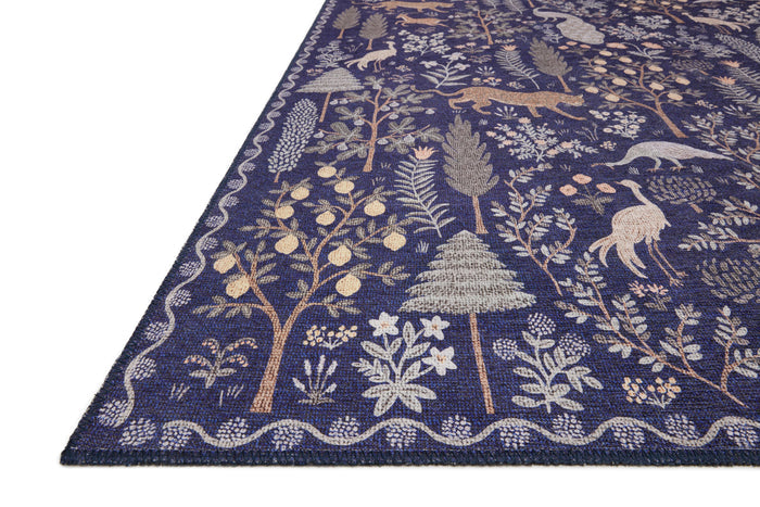 Rifle Paper Co. x Loloi Menagerie Rug | Navy Rifle Paper Co. x Loloi