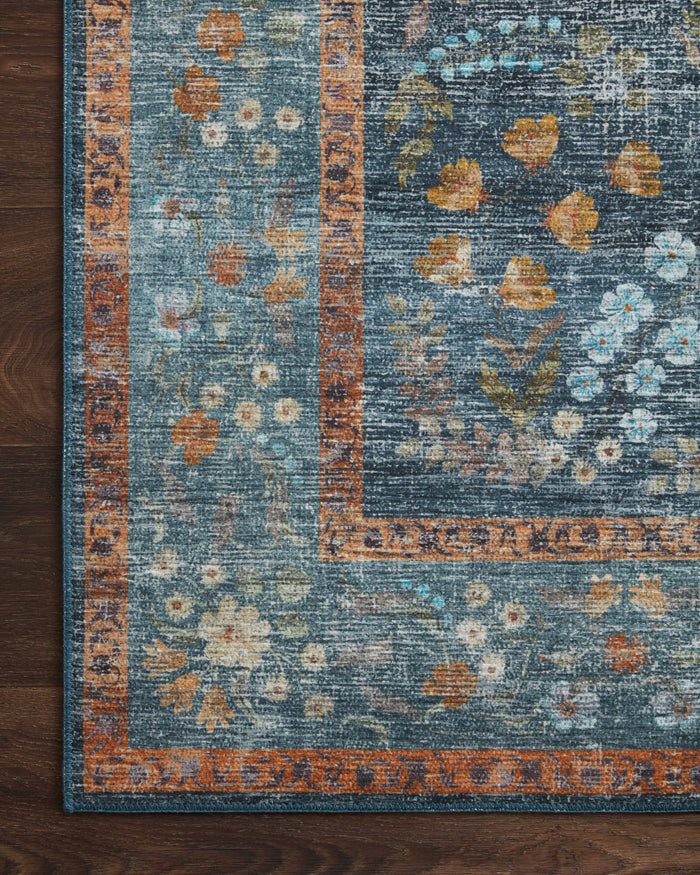 Rifle Paper Co. x Loloi Palais Rug | Navy Rifle Paper Co. x Loloi
