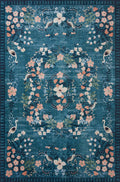 Rifle Paper Co. x Loloi Palais Rug | Teal Rifle Paper Co. x Loloi