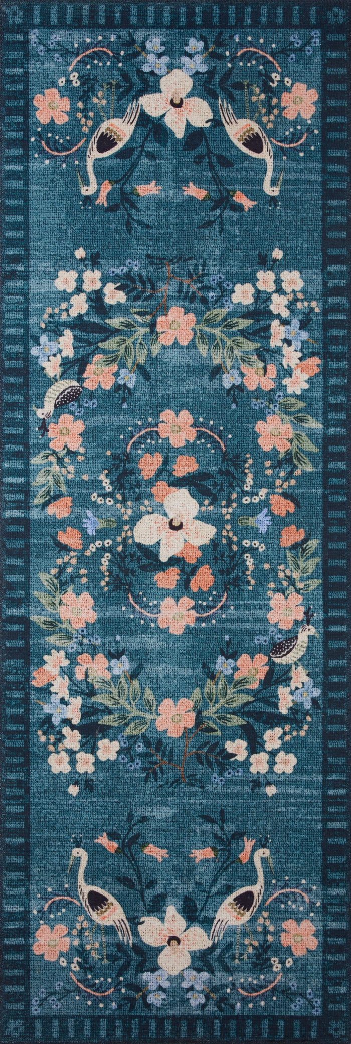 Rifle Paper Co. x Loloi Palais Rug | Teal Rifle Paper Co. x Loloi