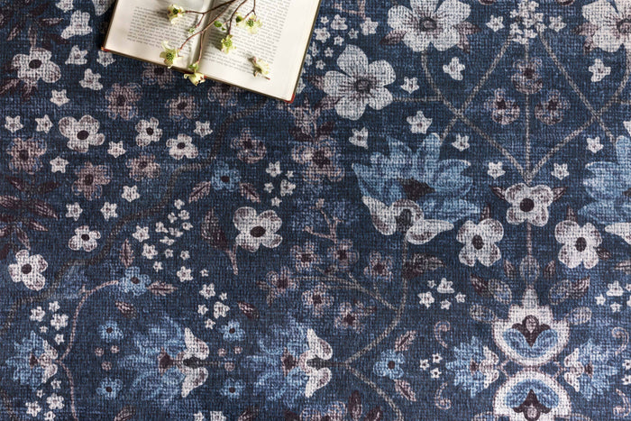 Rifle Paper Co. x Loloi Palais Rug | Navy Rifle Paper Co. x Loloi