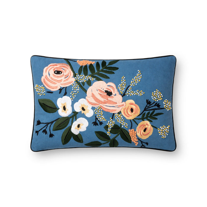 Rifle Paper Co. x Loloi Pillow | Blue / Multi Rifle Paper Co. x Loloi