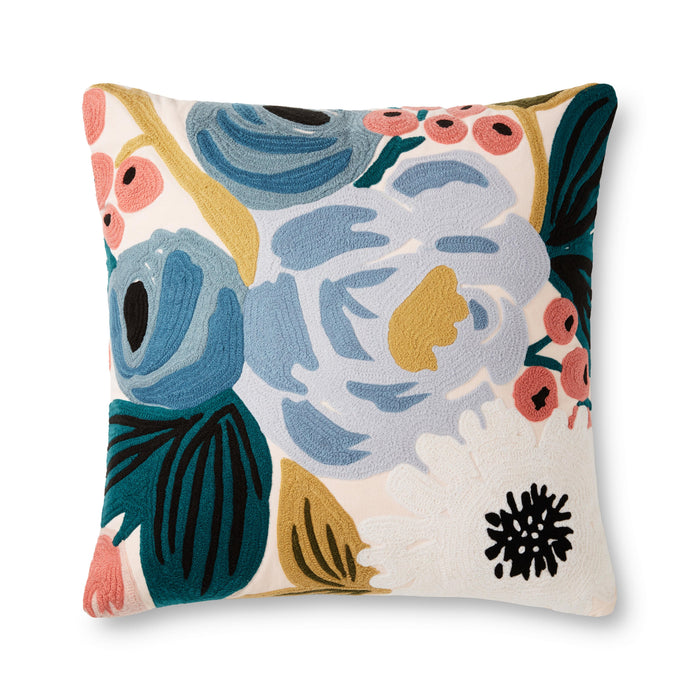 Rifle Paper Co. x Loloi Pillow | Blush/Multi Rifle Paper Co. x Loloi