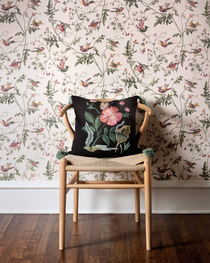 Rifle Paper Co. x Loloi Pillow | Black / Multi Rifle Paper Co. x Loloi