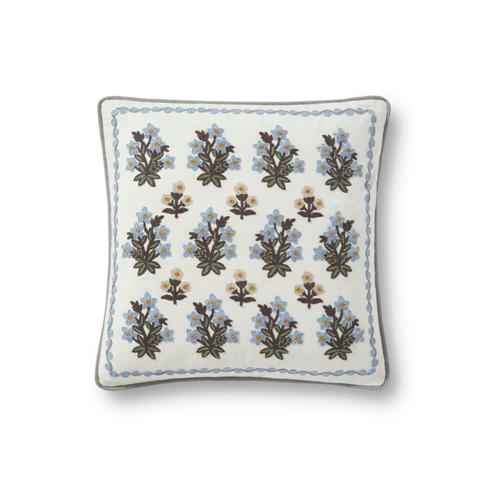 Rifle Paper Co. x Loloi Pillow | Blue / Multi Rifle Paper Co. x Loloi