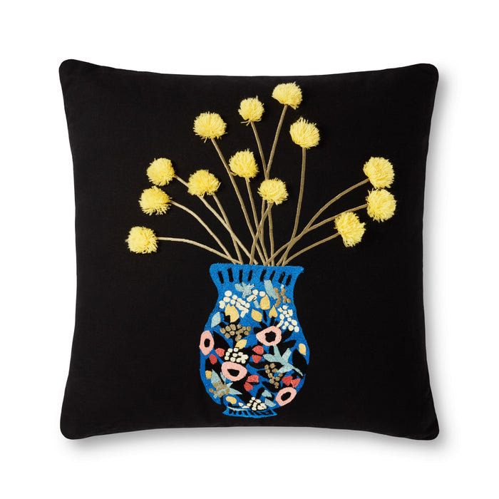 Rifle Paper Co. x Loloi Pillow | Black / Multi Rifle Paper Co. x Loloi