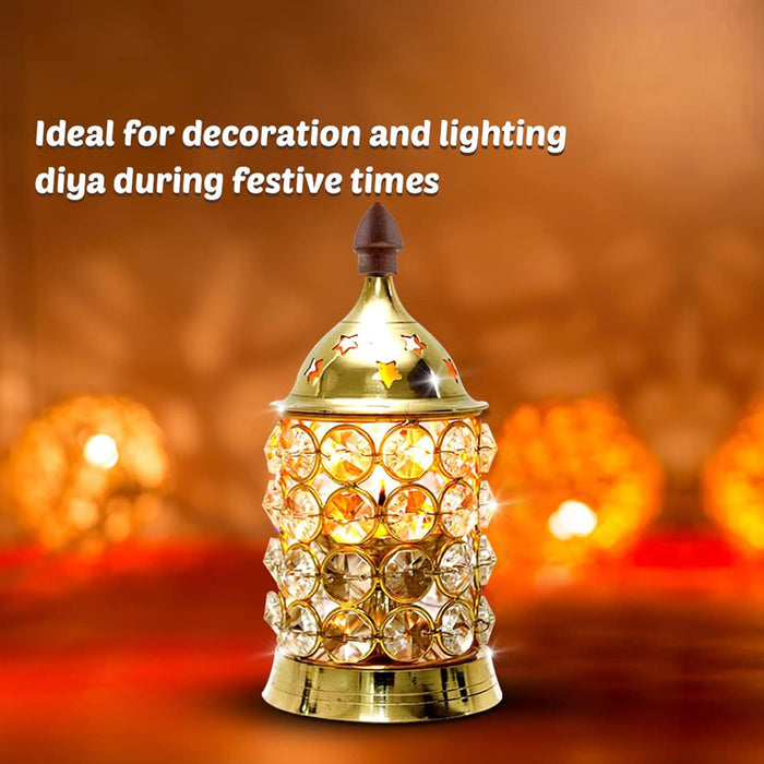 Shubhkart Akhand Diya Oil Lamp- Decorative Diya for Positive Atmosphere | Pooja | Home Decor | Gifting