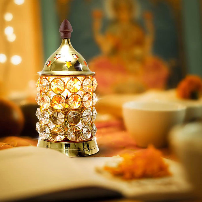 Shubhkart Akhand Diya Oil Lamp- Decorative Diya for Positive Atmosphere | Pooja | Home Decor | Gifting
