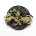 Small Green Wall Tile (Partial Flowers)