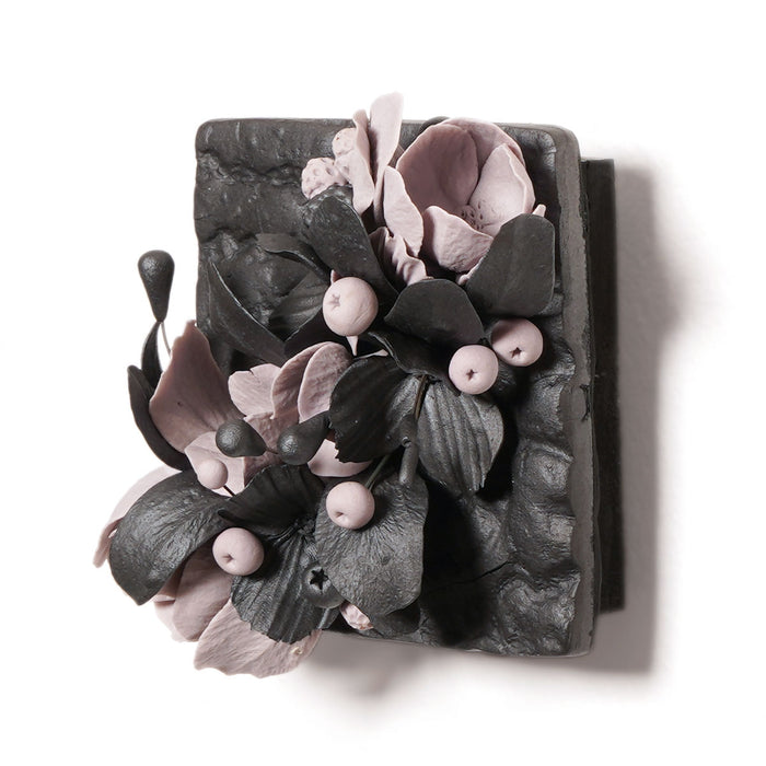 Small Lavendar Wall Tile (Partial Flowers)
