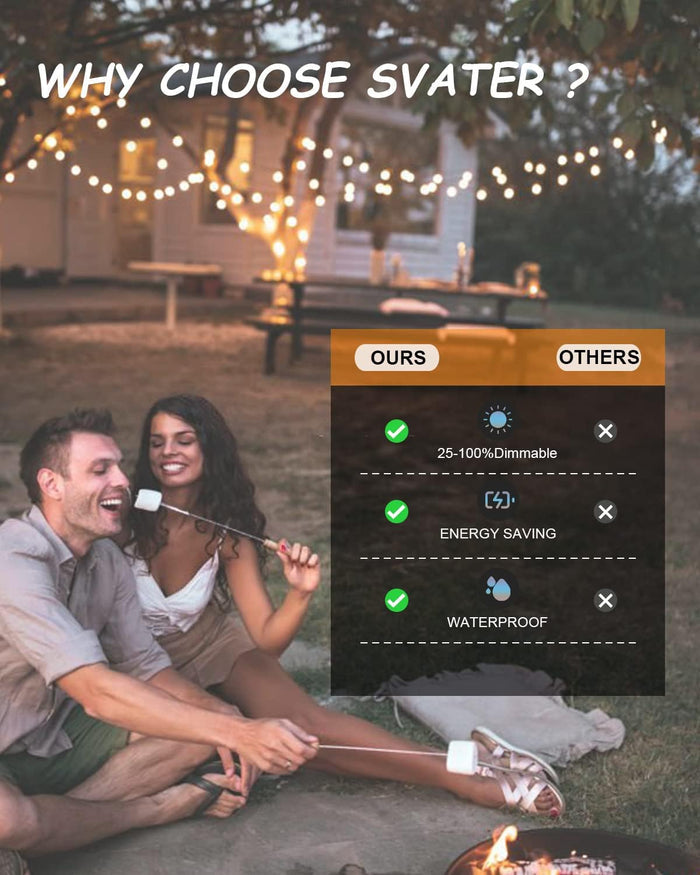 Svater Outdoor String Lights