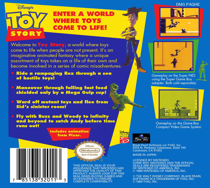 Toy Story Game Boy - Video Game - Used - CaveGamers - Image 2
