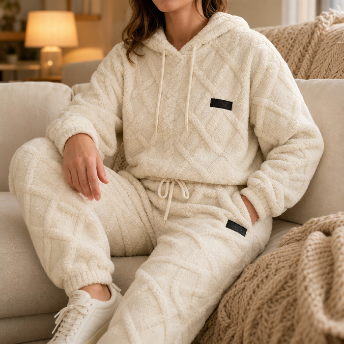 Veloura – 3D Embossed Lounge Set
