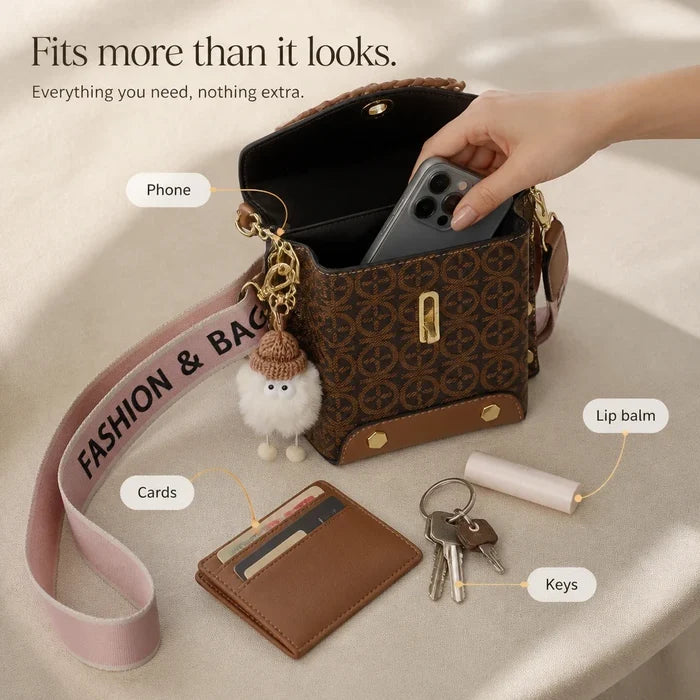 Veluna – Patterned Crossbody Bag
