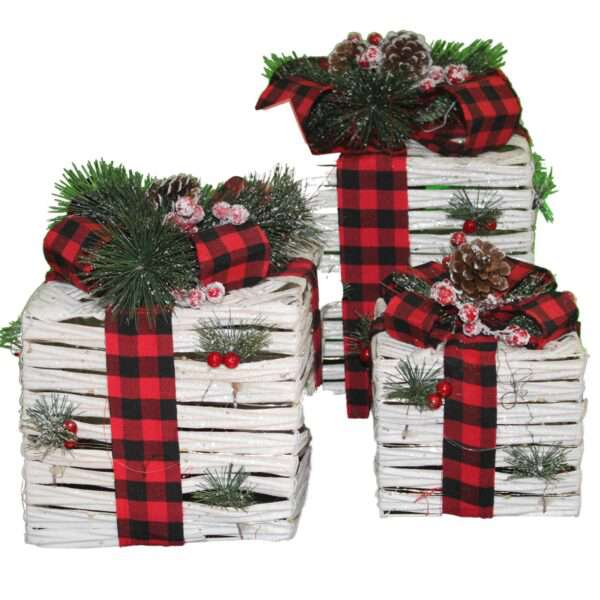white 3 pcs Gift Box