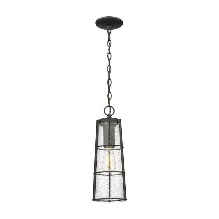 Z-Lite Helix Black Outdoor Chain Mount Ceiling Fixture 591CHB-BK - Outdoor Chain Mount Ceiling Fixture