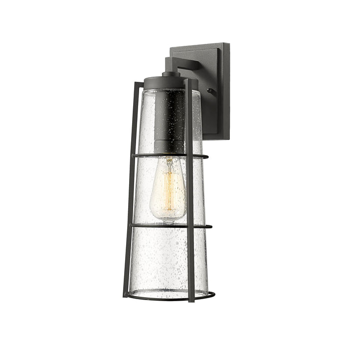 Z-Lite Helix Black Outdoor Wall Sconce 591B-BK - Outdoor Wall Sconces